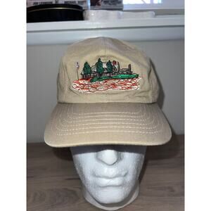 Walker's Point Hat Wisconsin Graphic Brown Cap Headwear OS